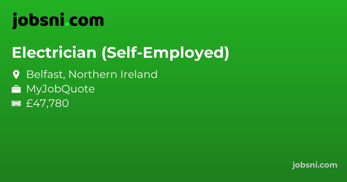 Electrician (Self-Employed) - Apply Now