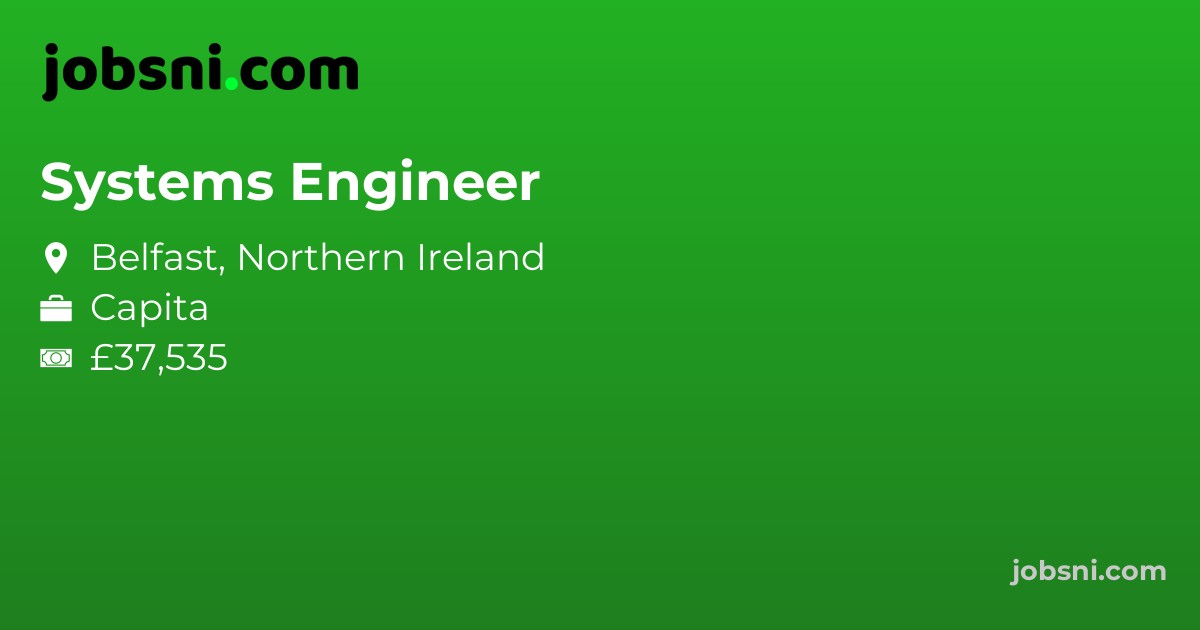 Systems Engineer - Apply Now