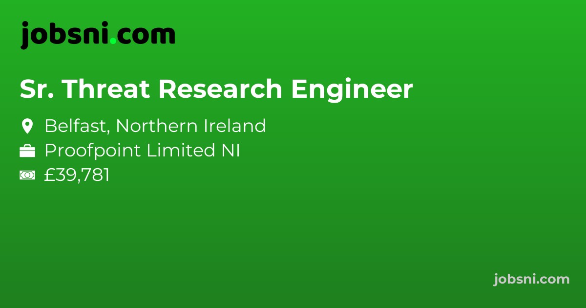 Sr. Threat Research Engineer - Apply Now