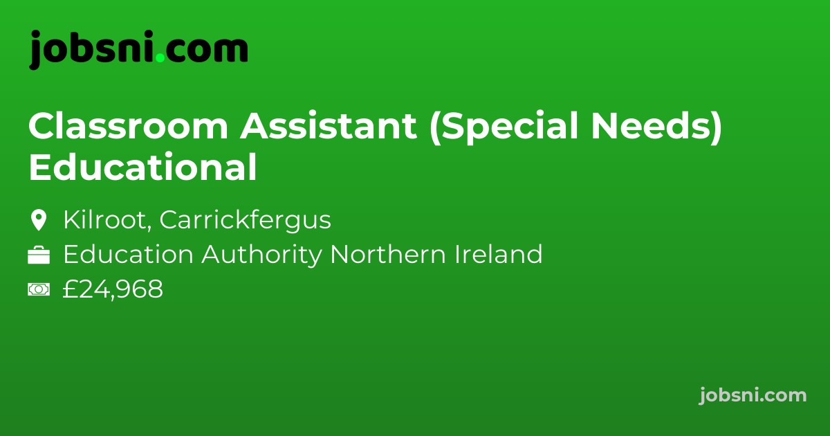 Classroom Assistant (Special Educational Needs) - Apply Now