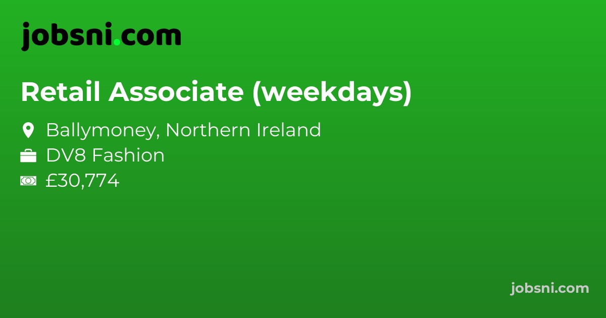 Retail Associate (weekdays) - Apply Now