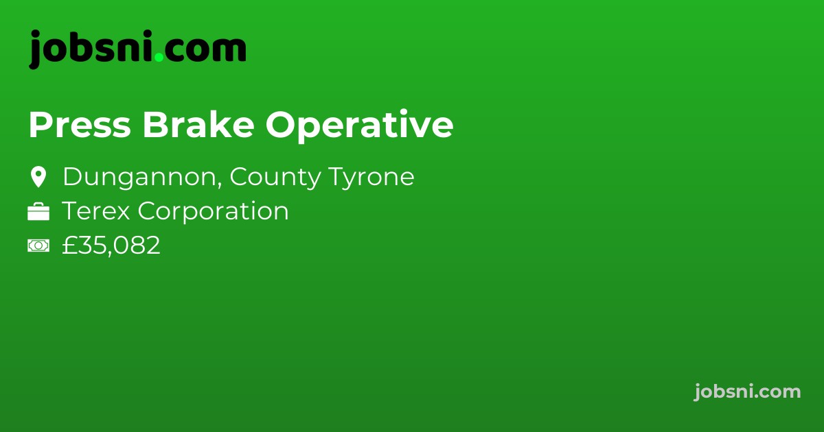 Press Brake Operative - Apply Now