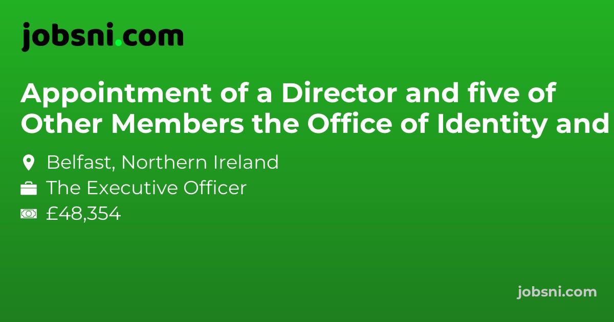 Appointment of a Director and five Other Members of the Office of Identity and Cultural Expression - Apply Now