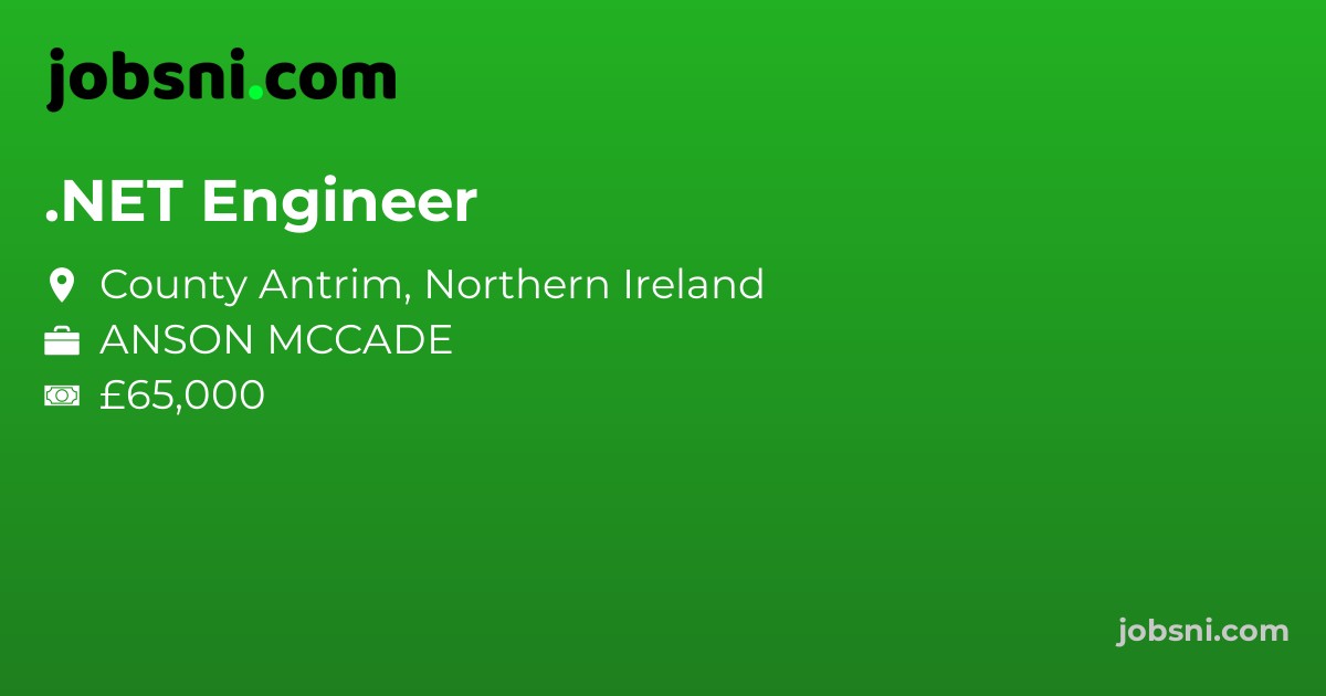 .NET Engineer - Apply Now