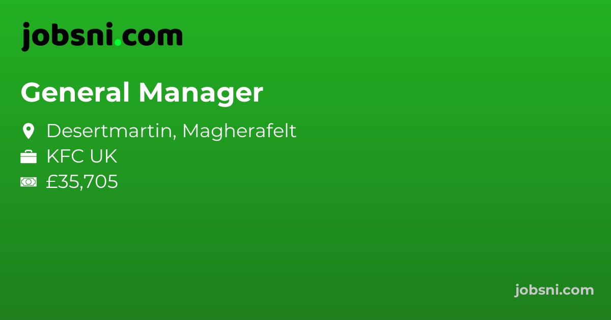 General Manager - Apply Now
