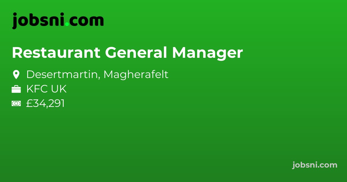 Restaurant General Manager - Apply Now