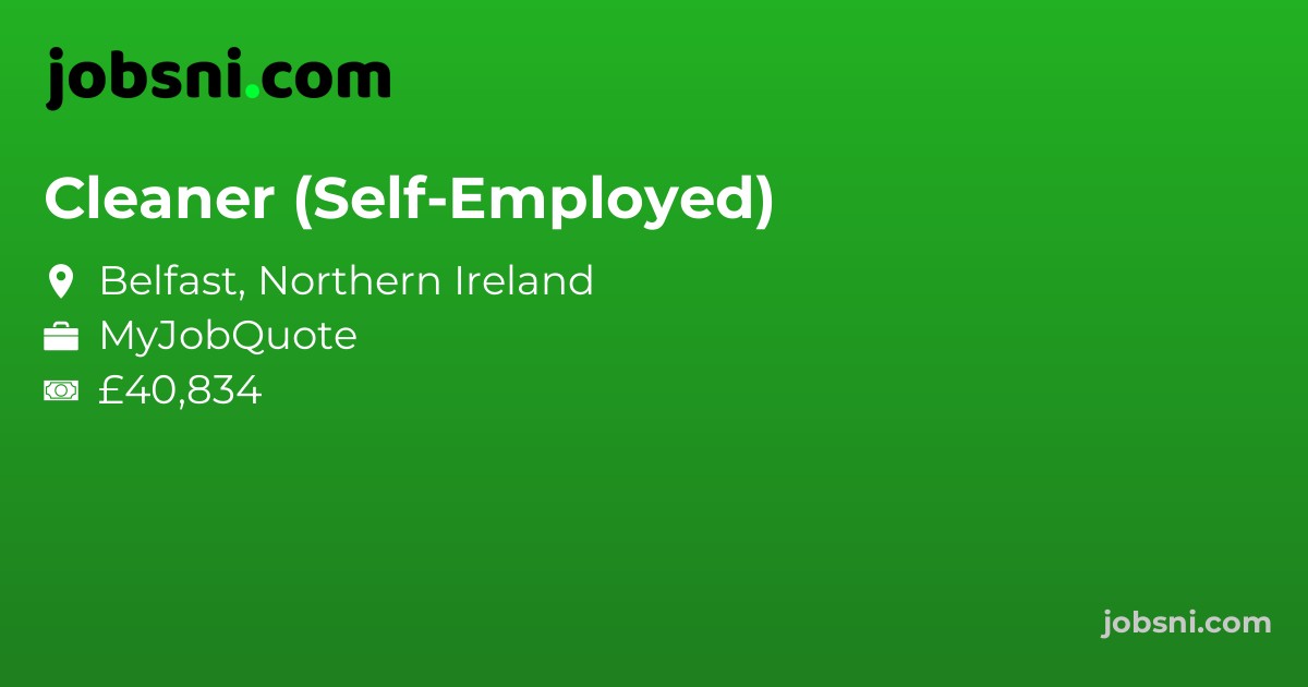 Cleaner (Self-Employed) - Apply Now