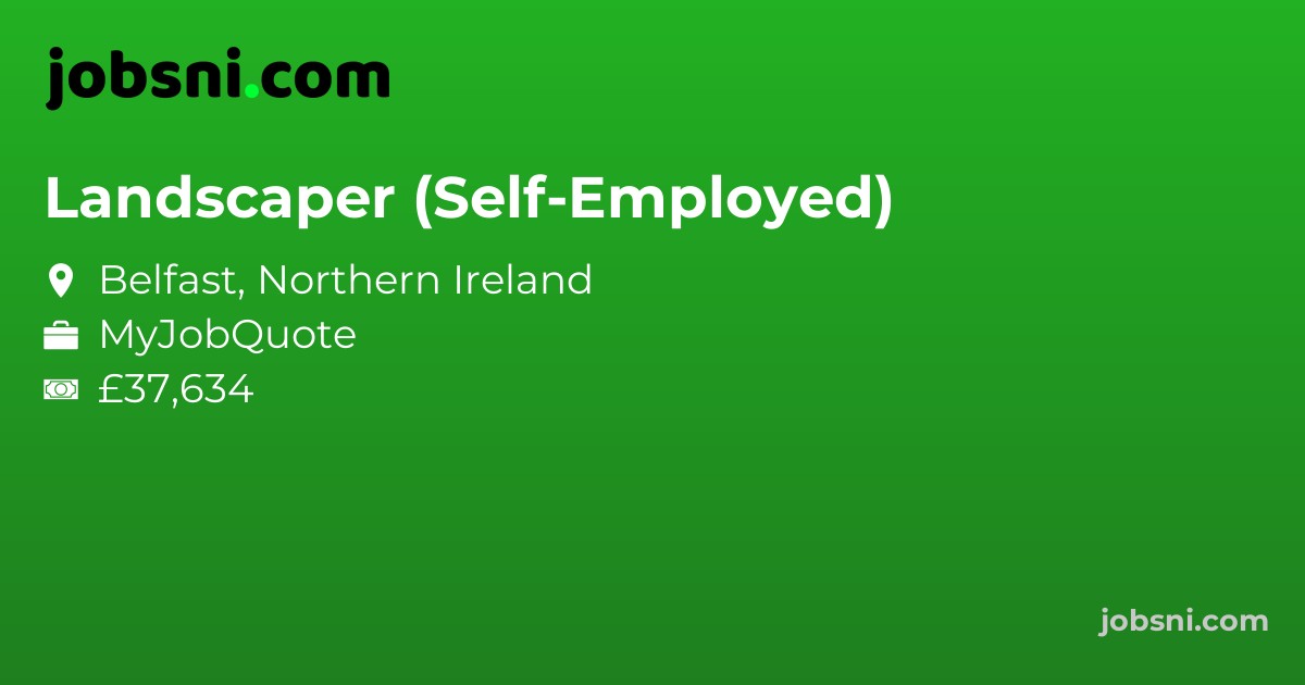 Landscaper (Self-Employed) - Apply Now