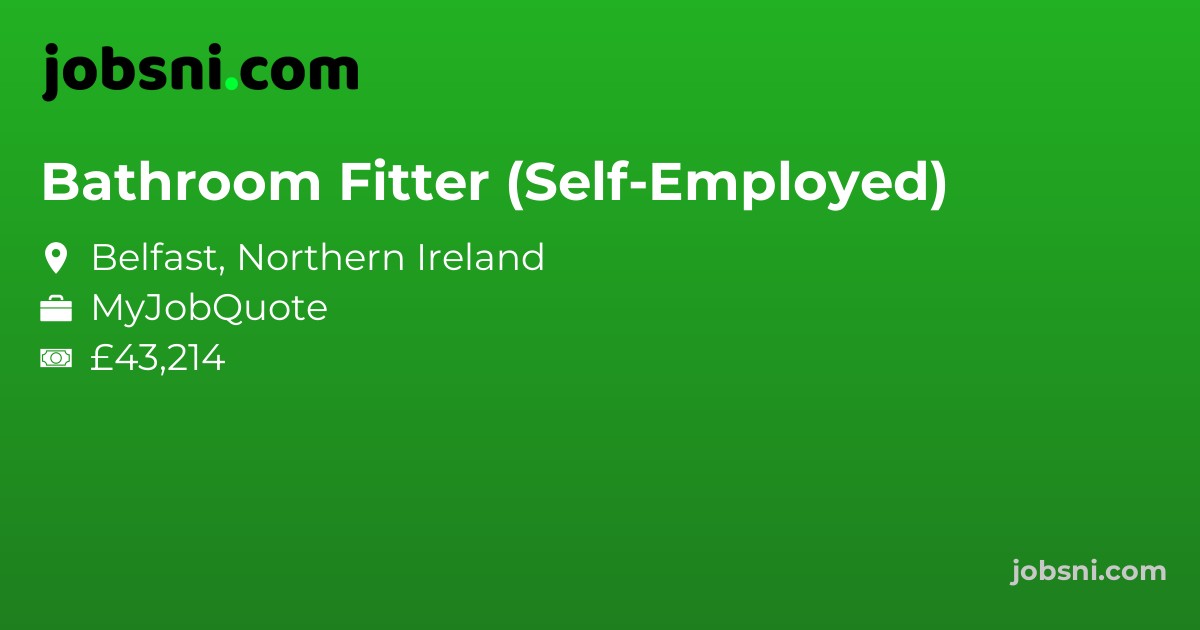 Bathroom Fitter (Self-Employed) - Apply Now