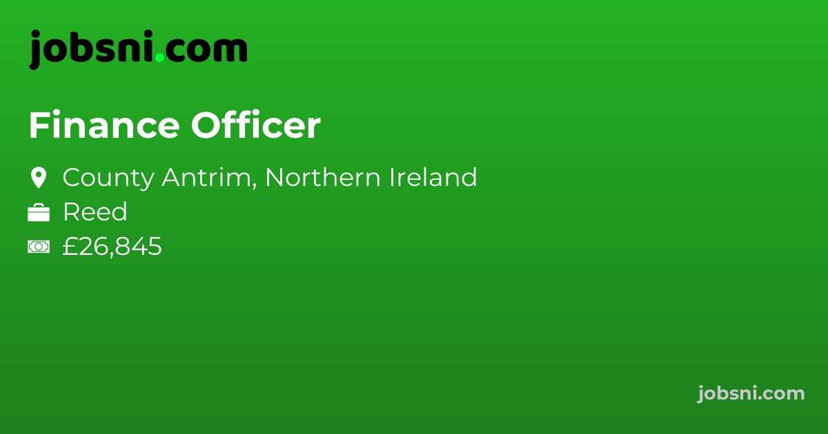 Finance Officer - Apply Now
