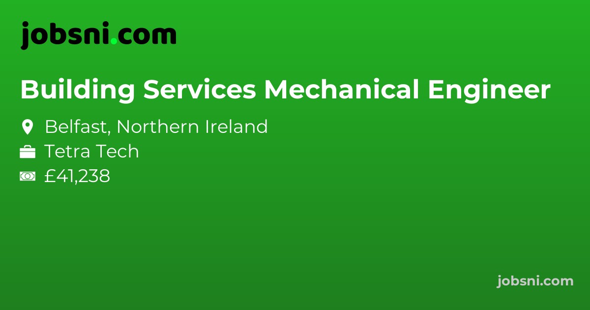 Building Services Mechanical Engineer - Apply Now