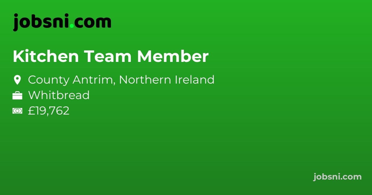 Kitchen Team Member - Apply Now