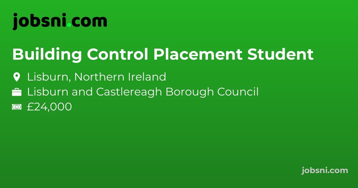 Building Control Placement Student - Apply Now