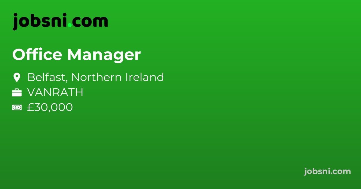 Office Manager - Apply Now