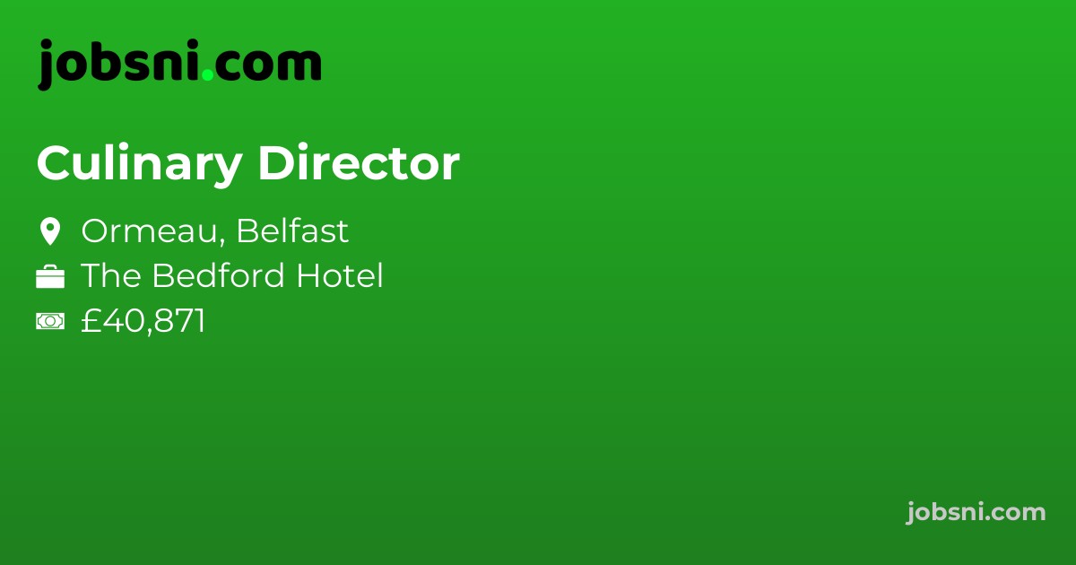 Culinary Director - Apply Now