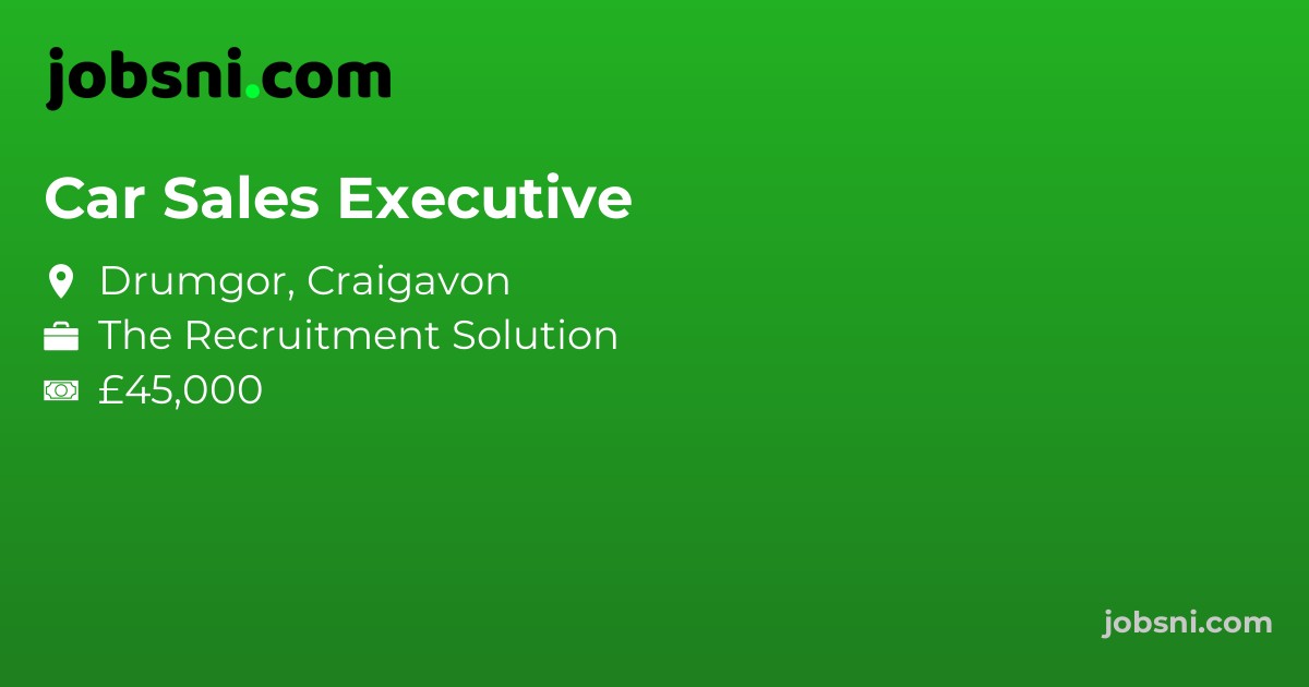 Car Sales Executive - Apply Now
