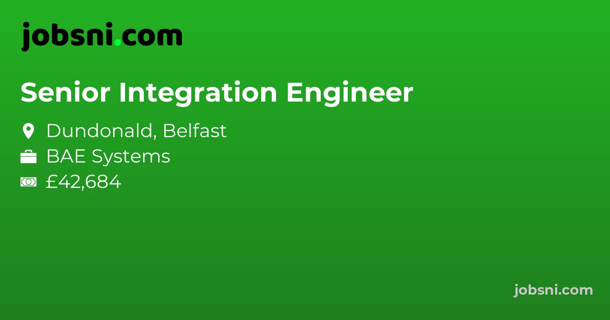 Senior Integration Engineer - Apply Now
