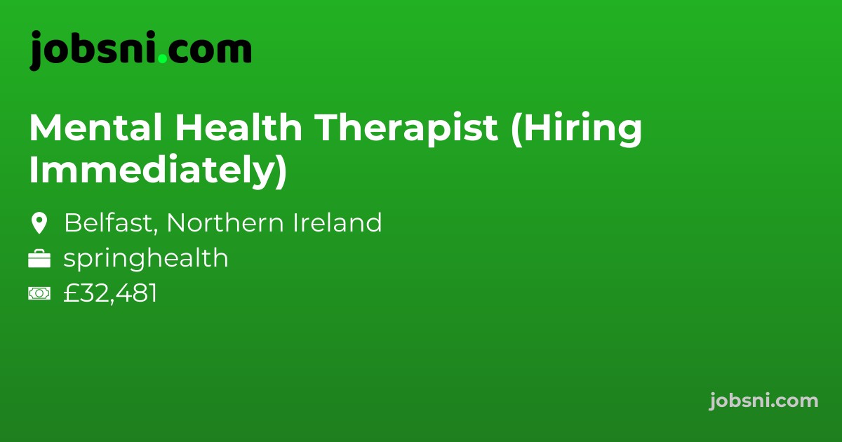 Mental Health Therapist (Hiring Immediately) - Apply Now