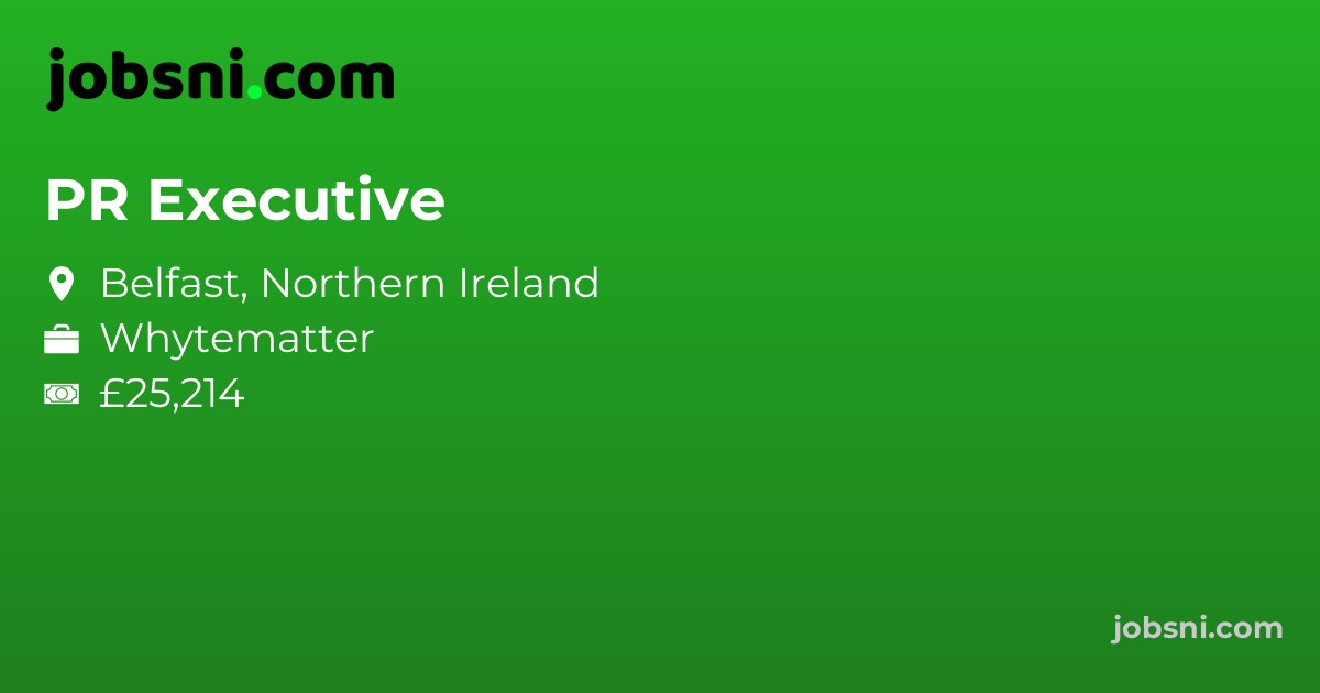 PR Executive - Apply Now