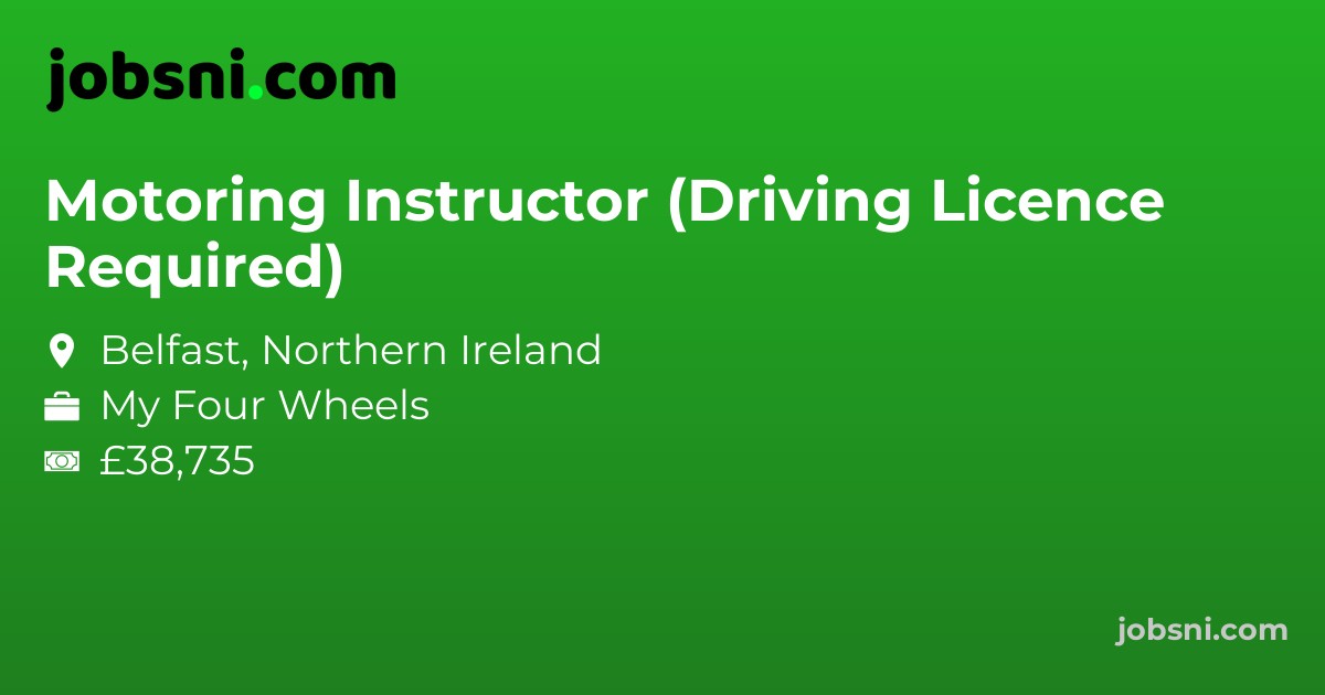 Motoring Instructor (Driving Licence Required) - Apply Now