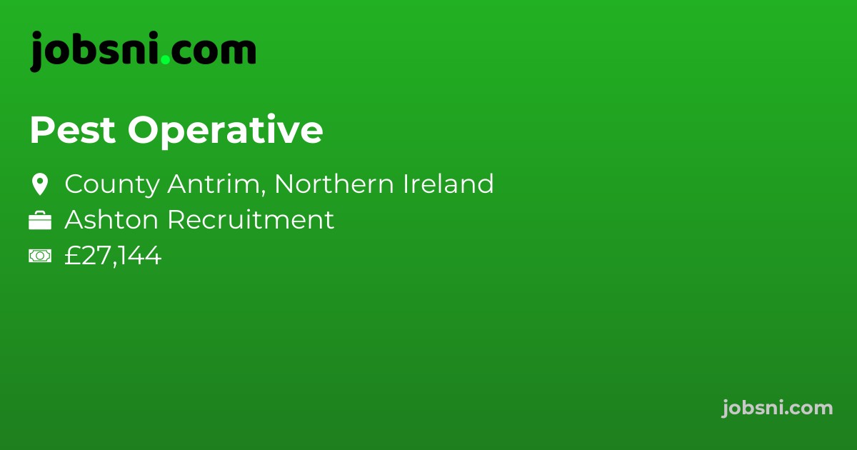 Pest Operative - Apply Now