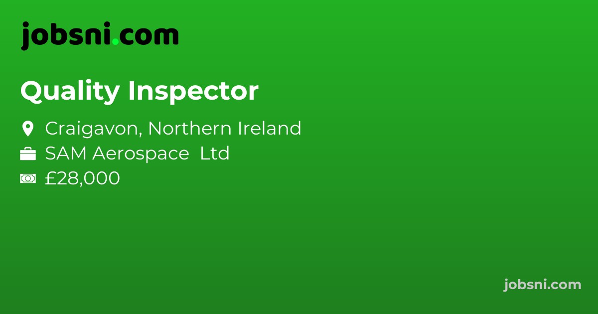 Quality Inspector - Apply Now