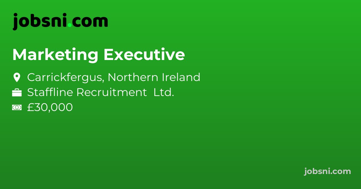 Marketing Executive - Apply Now