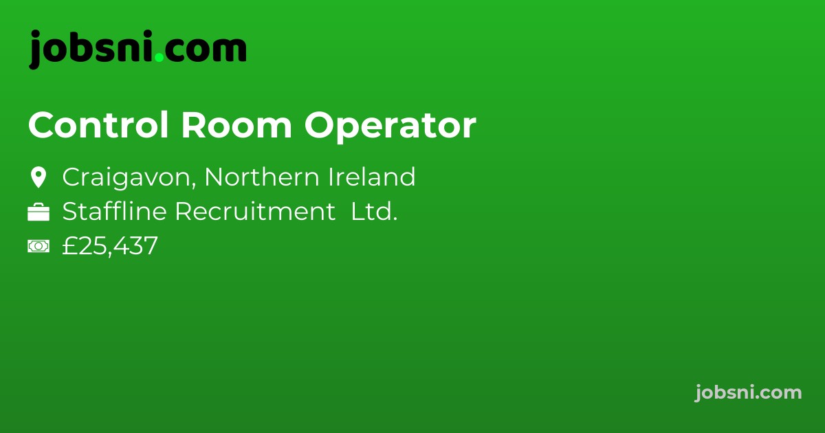 Control Room Operator - Apply Now