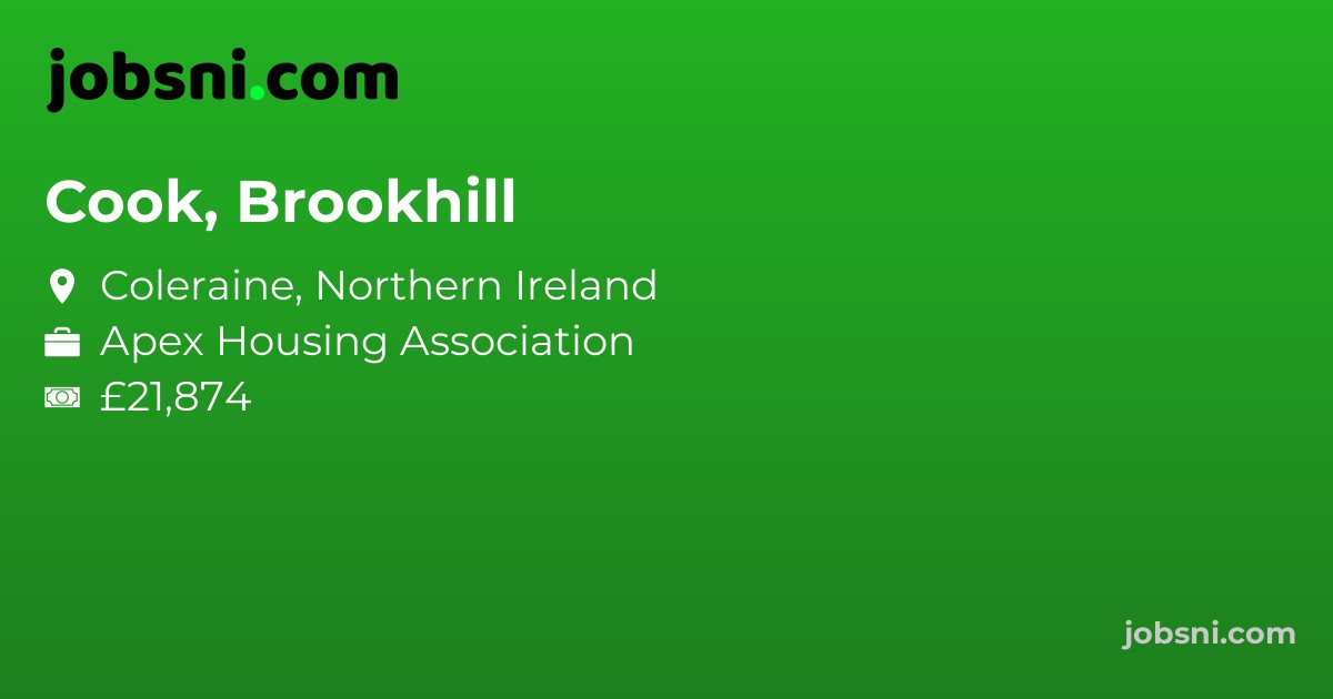Cook, Brookhill - Apply Now