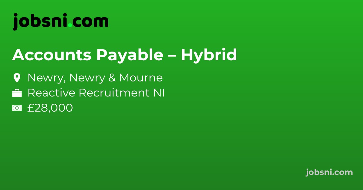 Accounts Payable – Hybrid - Apply Now