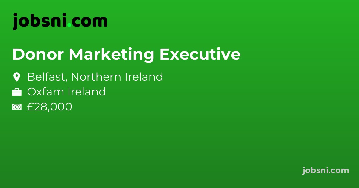 Donor Marketing Executive - Apply Now