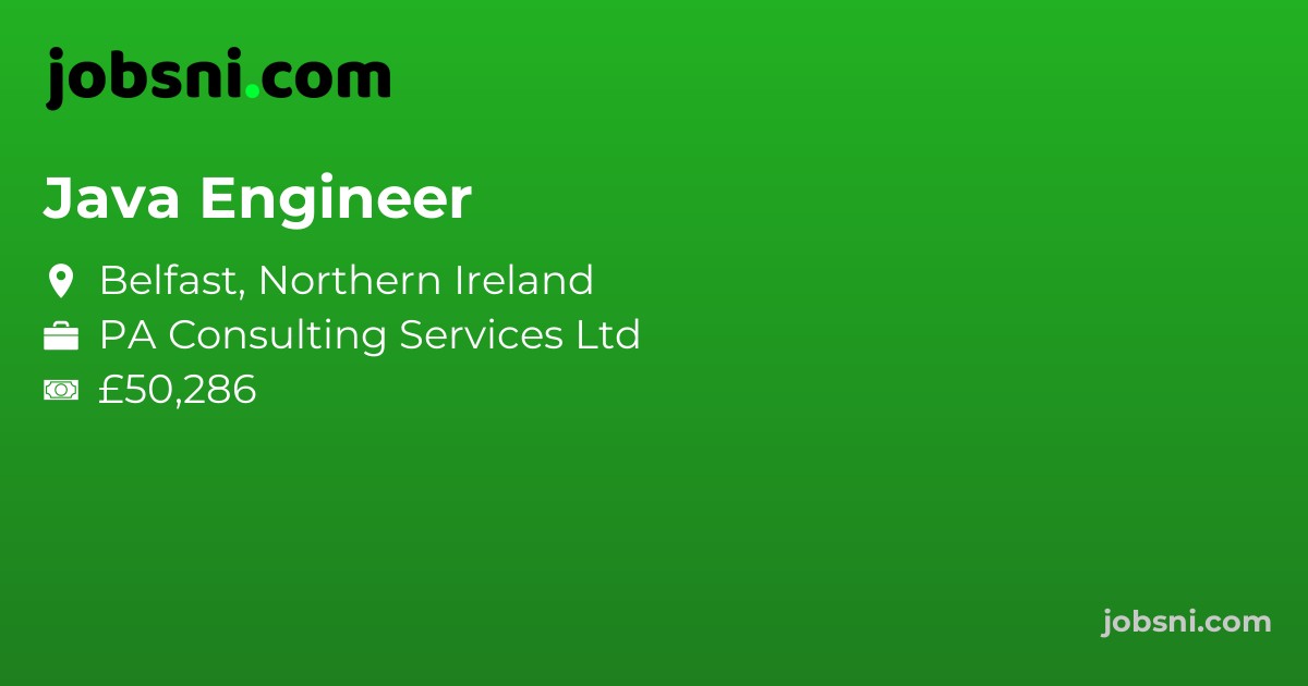 Java Engineer - Apply Now