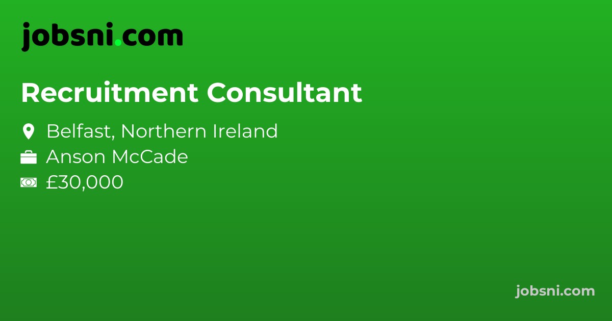 Recruitment Consultant - Apply Now