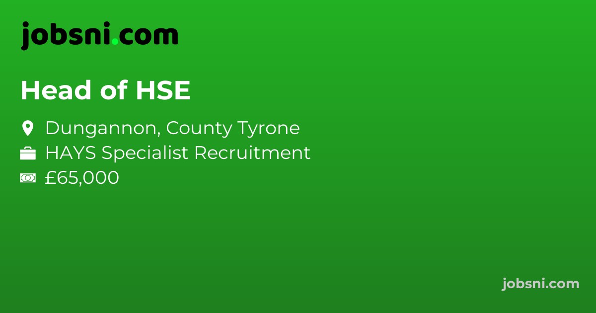 Head of HSE - Apply Now