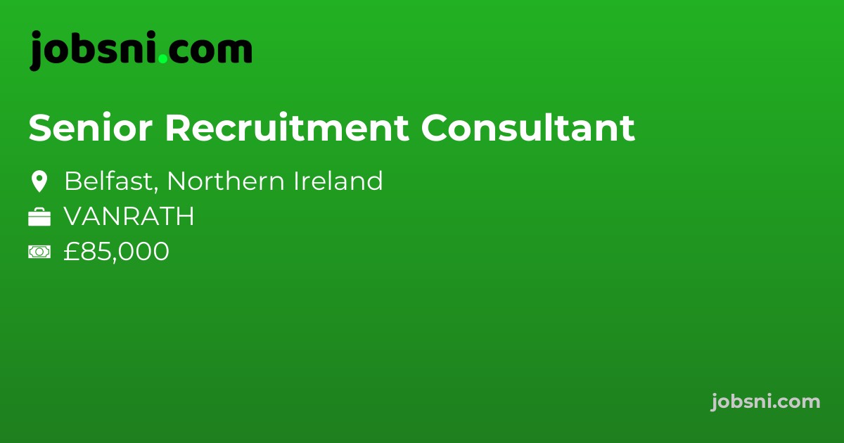 Senior Recruitment Consultant - Apply Now