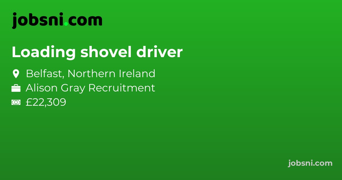 Loading shovel driver - Apply Now