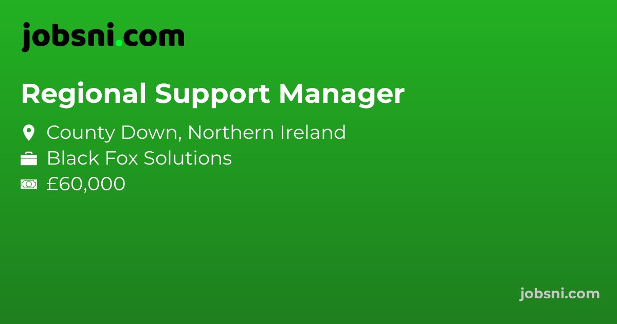 Regional Support Manager - Apply Now
