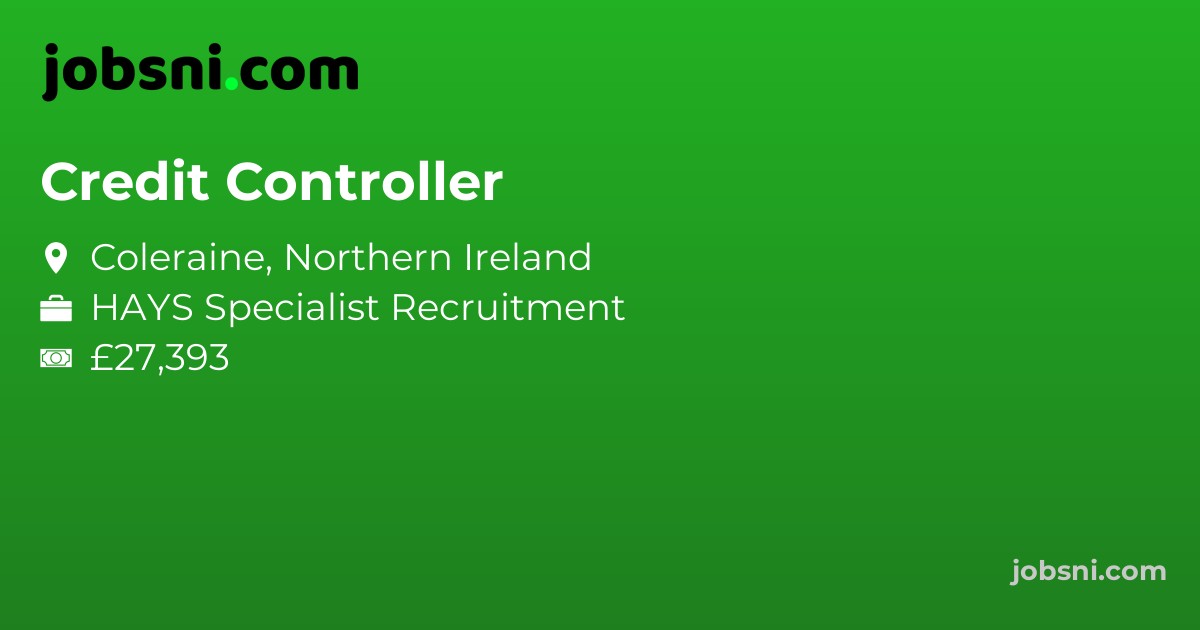 Credit Controller - Apply Now