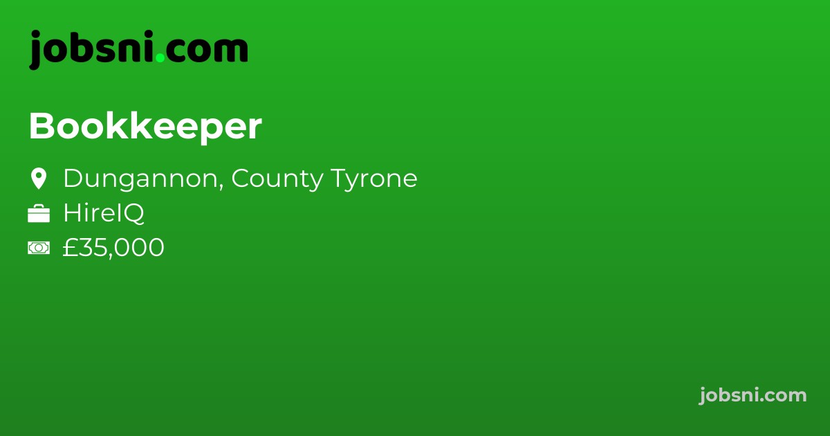 Bookkeeper - Apply Now