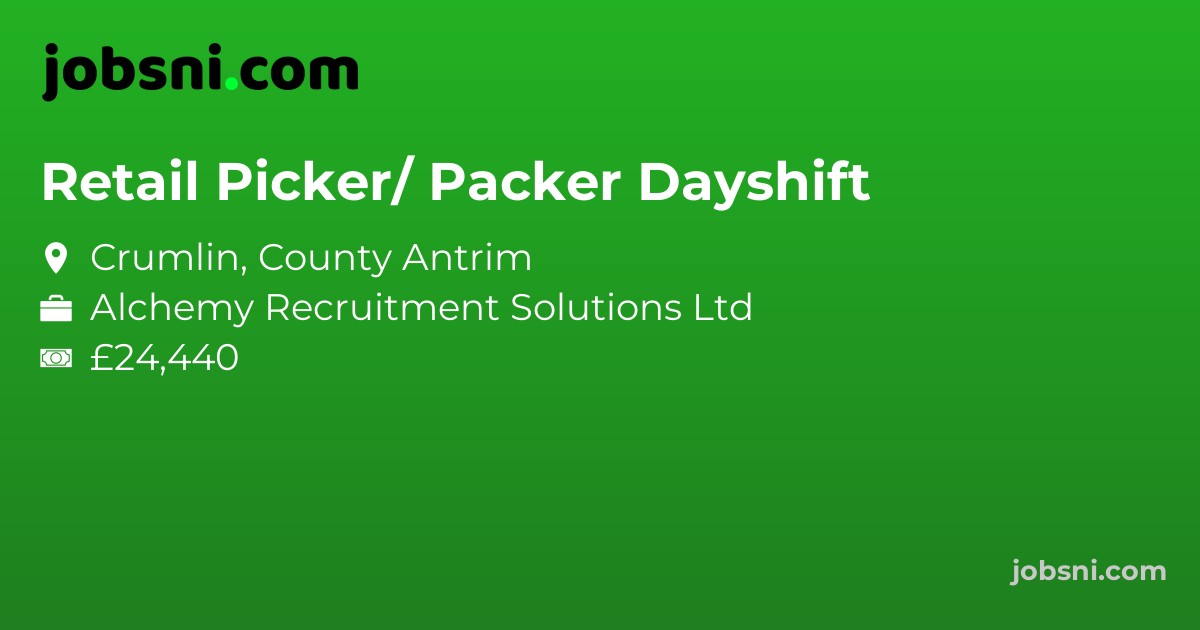 Retail Picker/ Packer Dayshift - Apply Now
