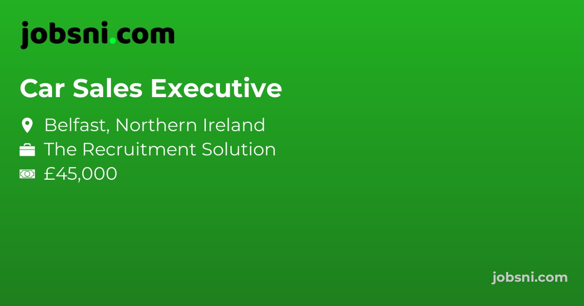 Car Sales Executive - Apply Now