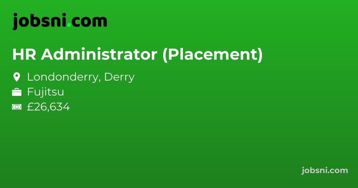 HR Administrator (Placement) - Apply Now
