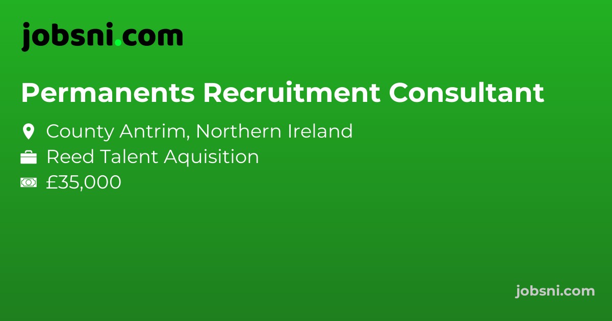 Permanents Recruitment Consultant - Apply Now
