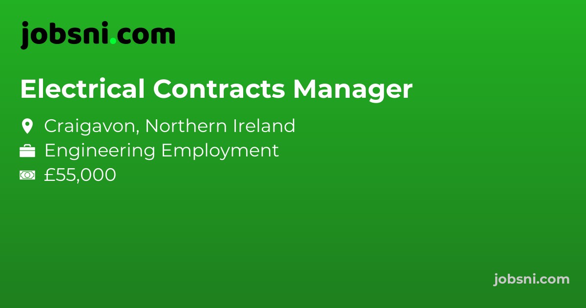Electrical Contracts Manager - Apply Now