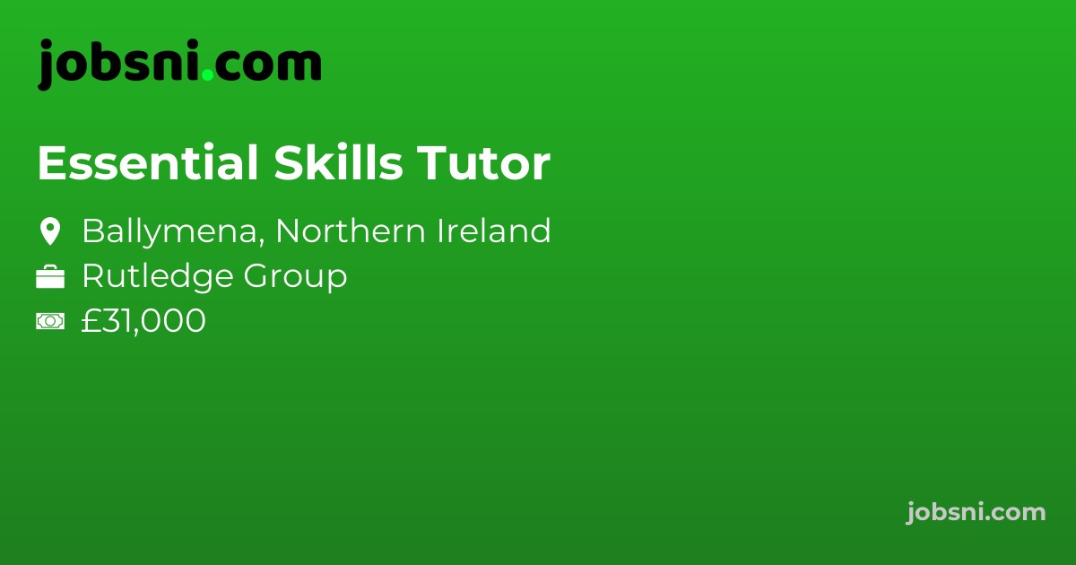 Essential Skills Tutor - Apply Now