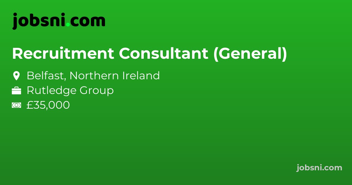 Recruitment Consultant (General) - Apply Now
