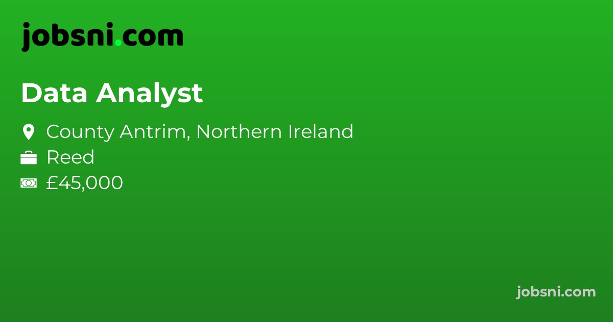 Data Analyst - Apply Now