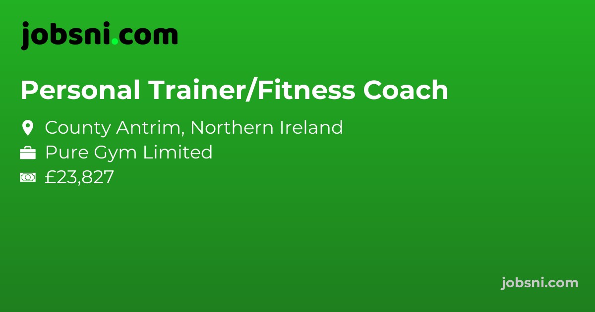 Personal Trainer/Fitness Coach - Apply Now