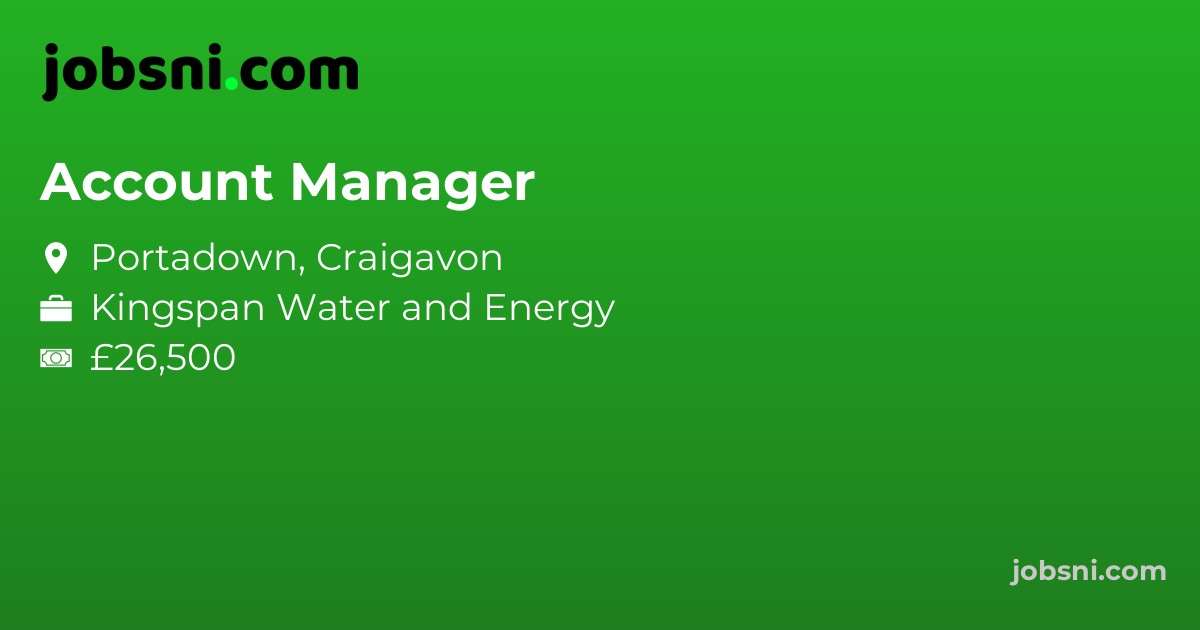 Account Manager - Apply Now