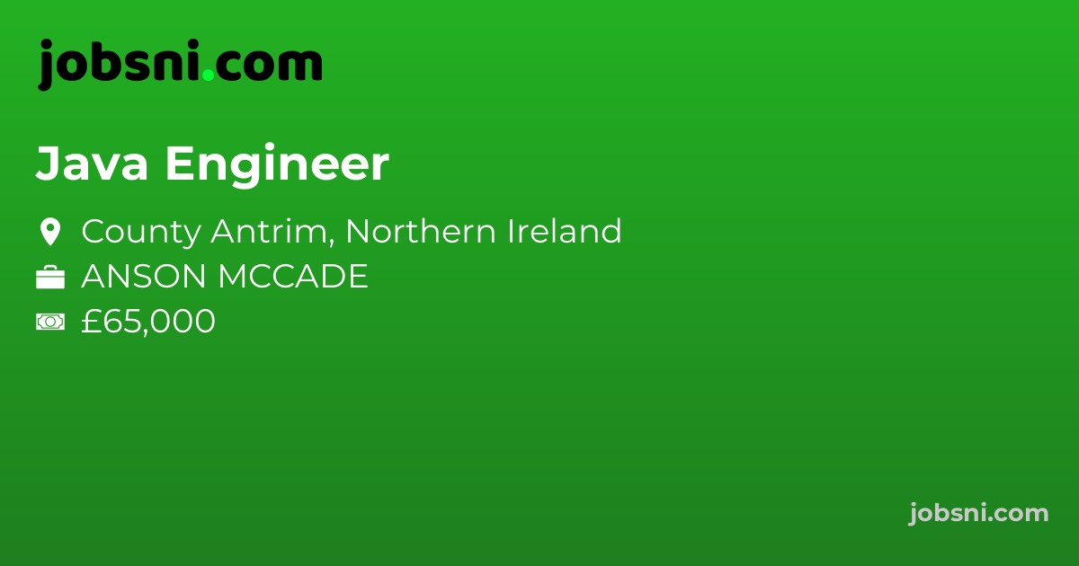 Java Engineer - Apply Now
